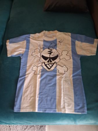 DIE TOTEN HOSEN   ARGENTINIEN SHIRT MIT ALLEN UNTERSCHRIFTEN
