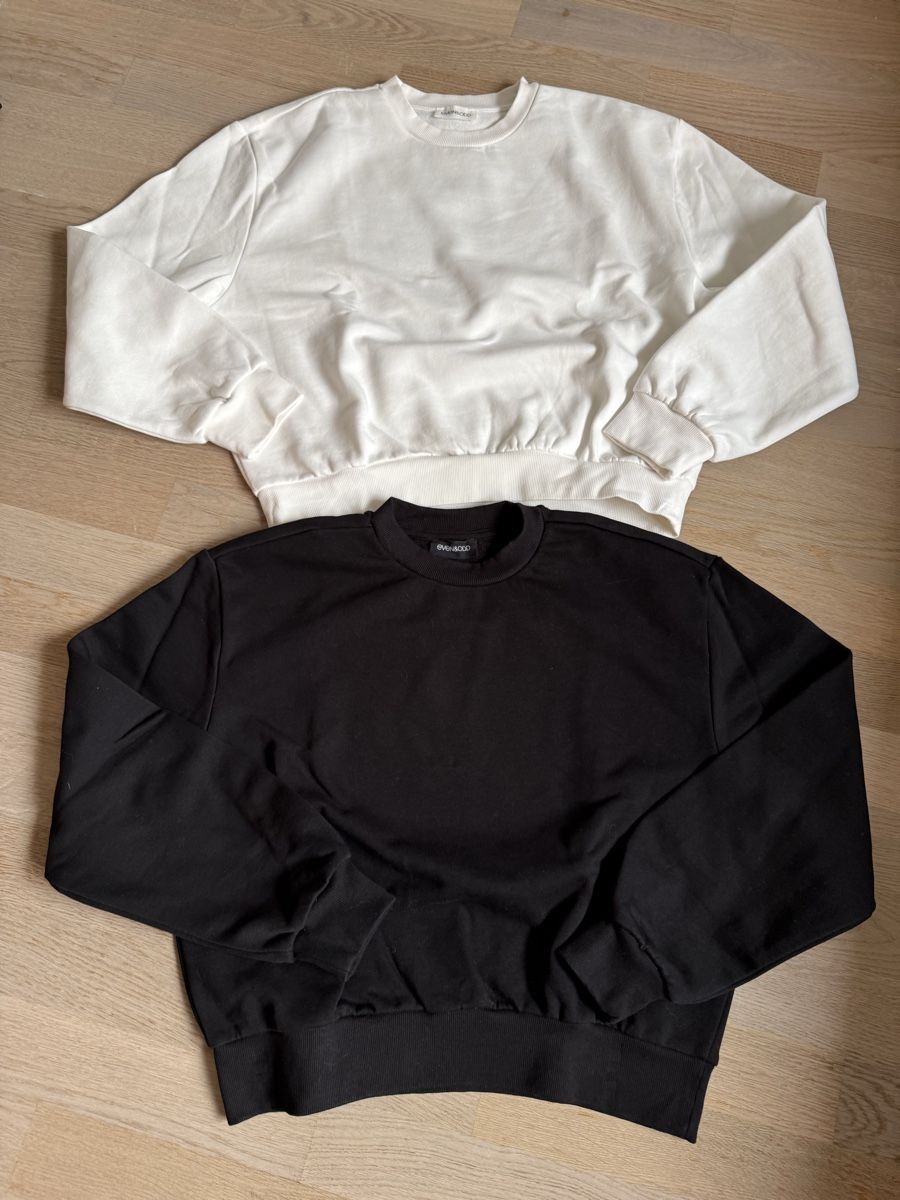 Maglioni & Felpe: Crop Pulli Set, Schwarz & Weiss, Grösse M, Top – Nuovo (secondo la descrizione) da Rubigen venduto da Elmacino