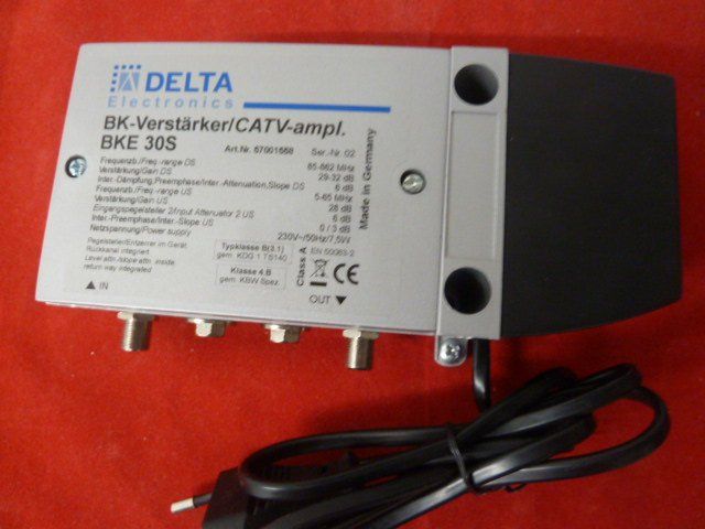 Amplificatori: DELTA Antennenverstärker BKE 30S – Nuovo e nell'imballaggio originale da Affoltern am Albis venduto da Sennrtv