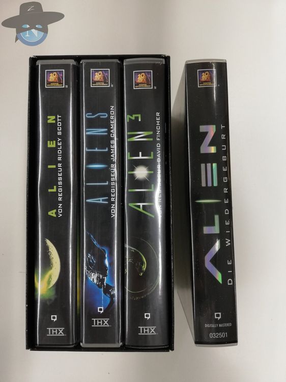 Alien VHS Set Alien Saga Box + Die Wiedergeburt ... 4 Filme (Gebraucht ...