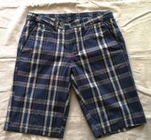 Neue & elegante Shorts, Gr. M, Caromuster Blau (ungetragen)