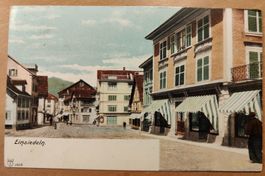 Schöne, seltene Ansicht Einsiedeln um 1920