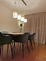 Pendelleuchte mit 4 Lampen aus Stoff - wie neu