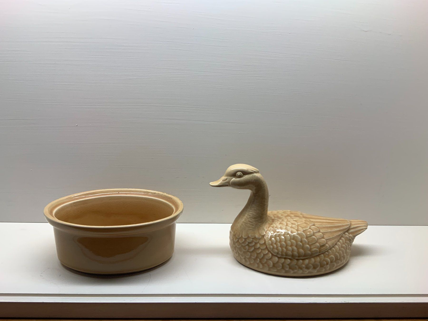 Coupes: 2 Keramikgefässe mit Ente und Gans – D'occasion à Rickenbach LU par Spalierelger 3