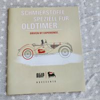 Prospekt Schmierstoffe Oldtimer Agip