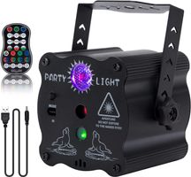 360° Discokugel Party Strobe Licht RGB