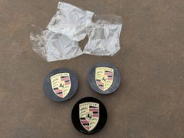3x Porsche Felgendeckel - 71mm