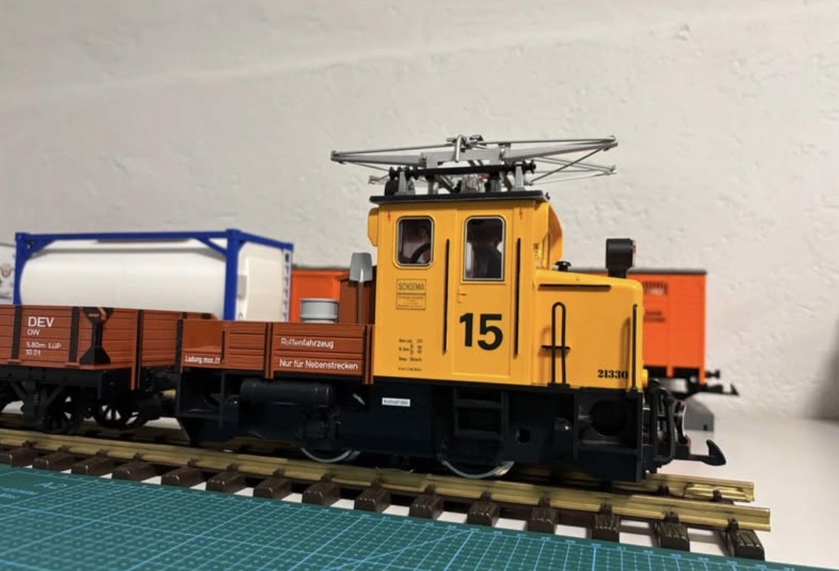LGB Modellini di ferrovie: LGB 21330 Rottenlok – Usato da Langendorf venduto da Blechfahrzeuge 6