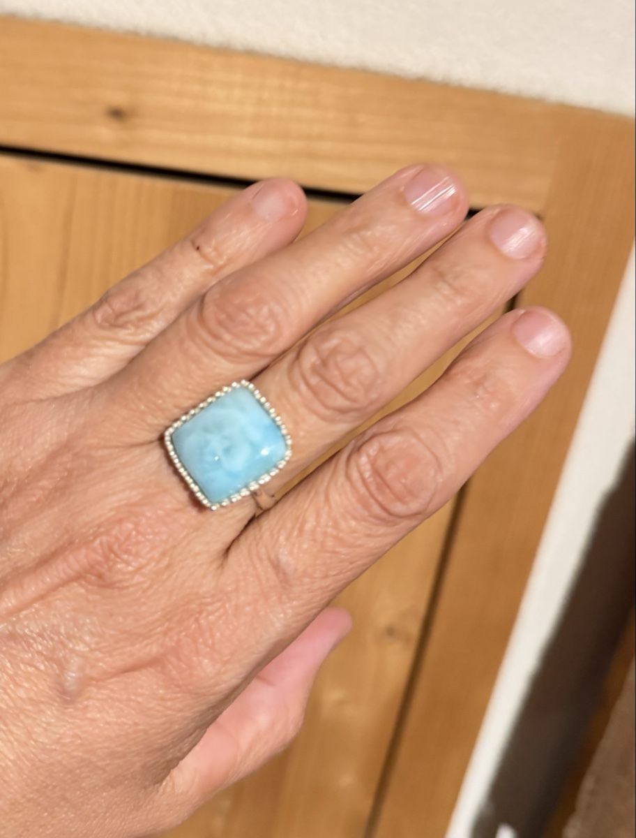 Ringe: Silberring mit Larimar – Neu (gemäss Beschreibung) aus Donat von troja007 1