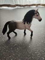 Schleich Pferd Figur Hengst braun weiss guter Zustand