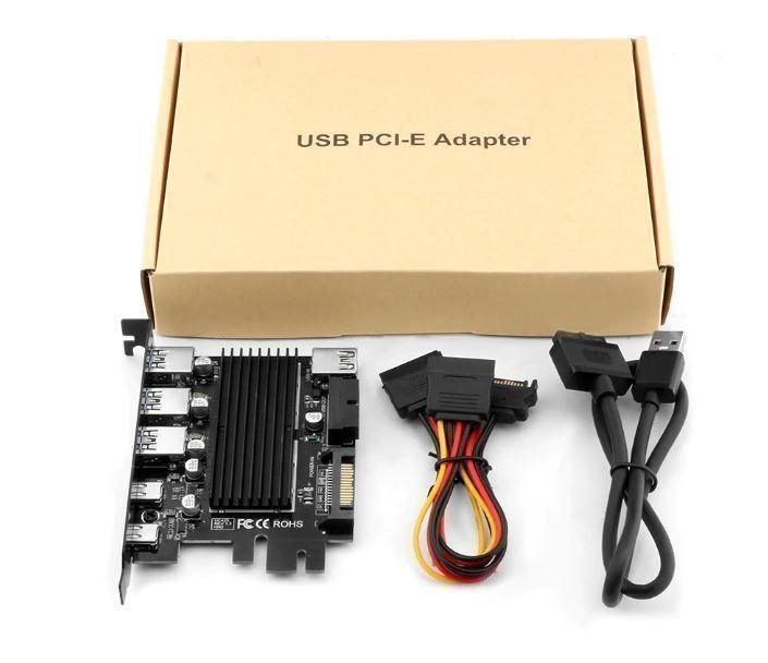 Hubs & Switches: USB 3.0 Typ c PCIE-Erweiterungskarte 5 – Neuf avec emballage d'origine à Unterägeri par RmOnline 4