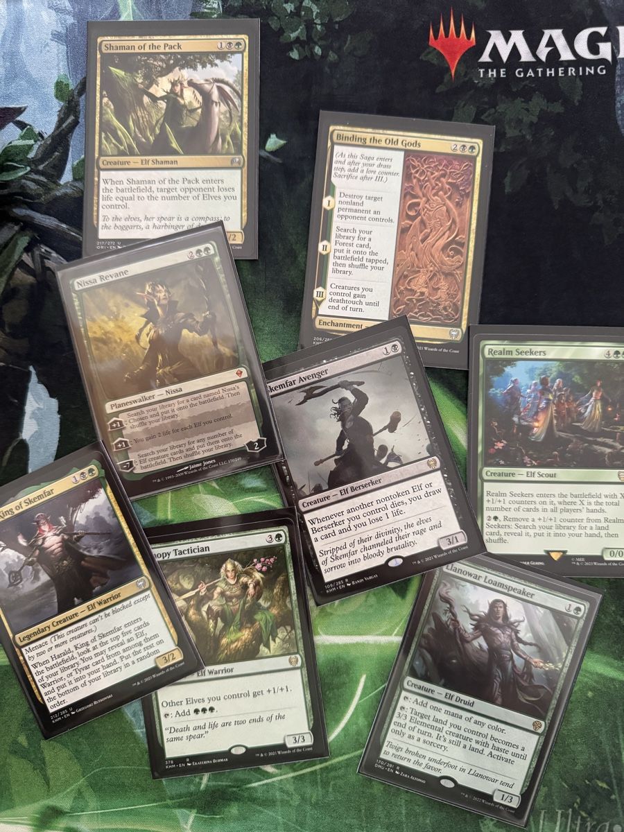 Magic The Gathering Sammelbilder & Trading cards: MTG Commander Elfen Deck Golgari  – Gebraucht aus Fislisbach von chicane92