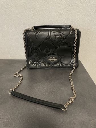 Elegante Love Moschino Tasche, Schwarz, Neuwertig