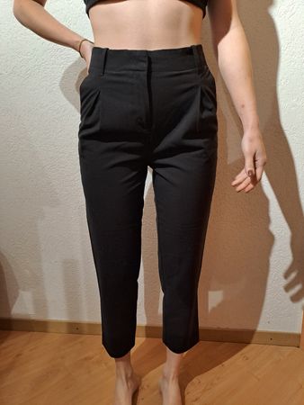 Pantalon noir Benetton, taille 34