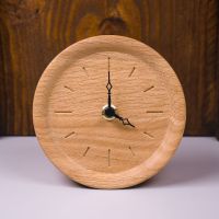 Standuhr Eiche 12.5 cm – Rohholzeffekt