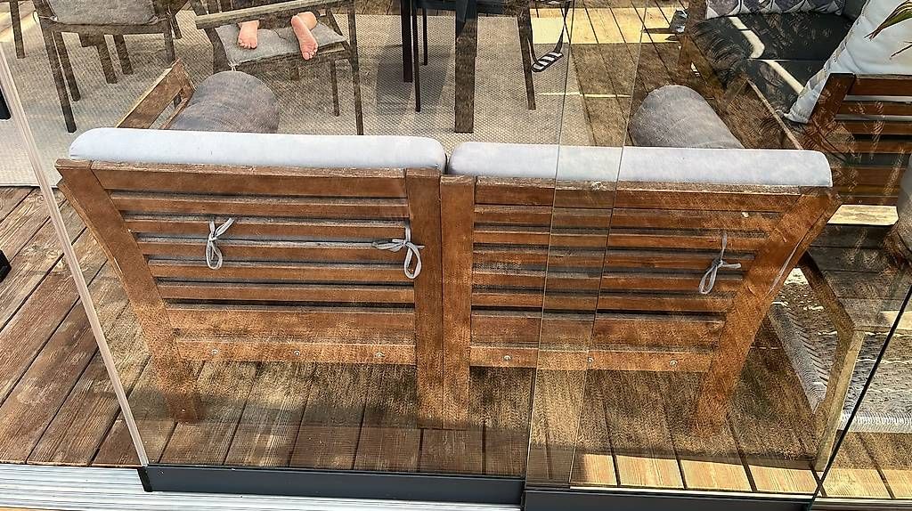Ikea Divani: Gartensofa Holz (IKEA) – Usato da Starrkirch Wil venduto da Smithelino 2