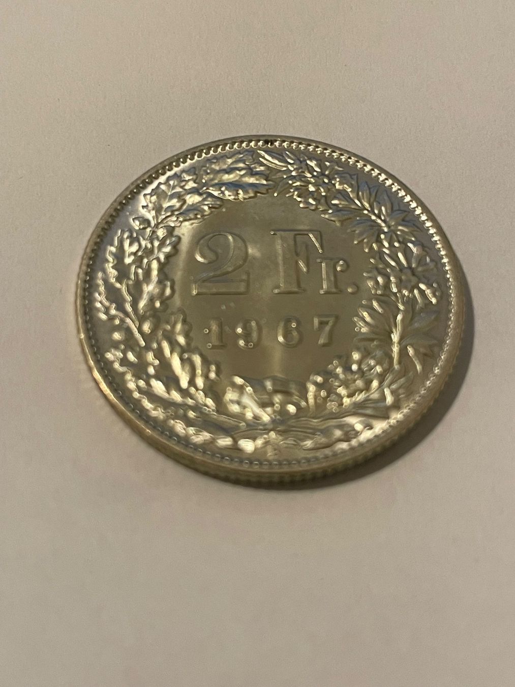 Tutti le monete: Schweiz 2 Franken Silber 1967 B – Usato da Viganello venduto da rad_tt9y