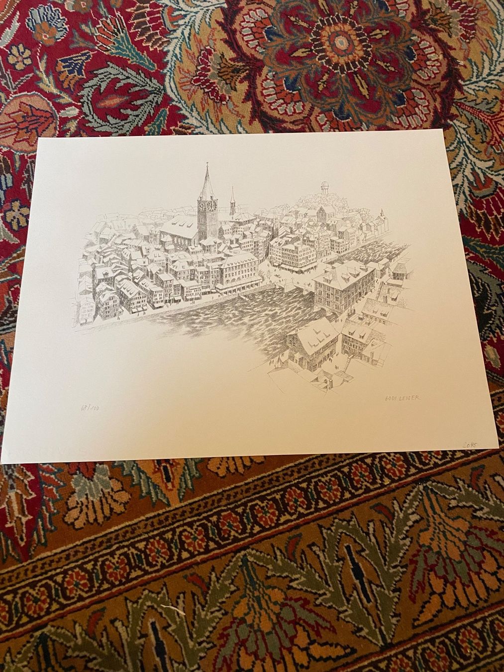 Grafica & Litografie: Godi Leiser Grafik – Usato da Münchwilen TG venduto da Mercurius63