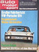Zeitschrift auto motor und Sport von 1969 !