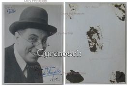 Claude Dampier (1878-1955) Schauspieler - Autogramm