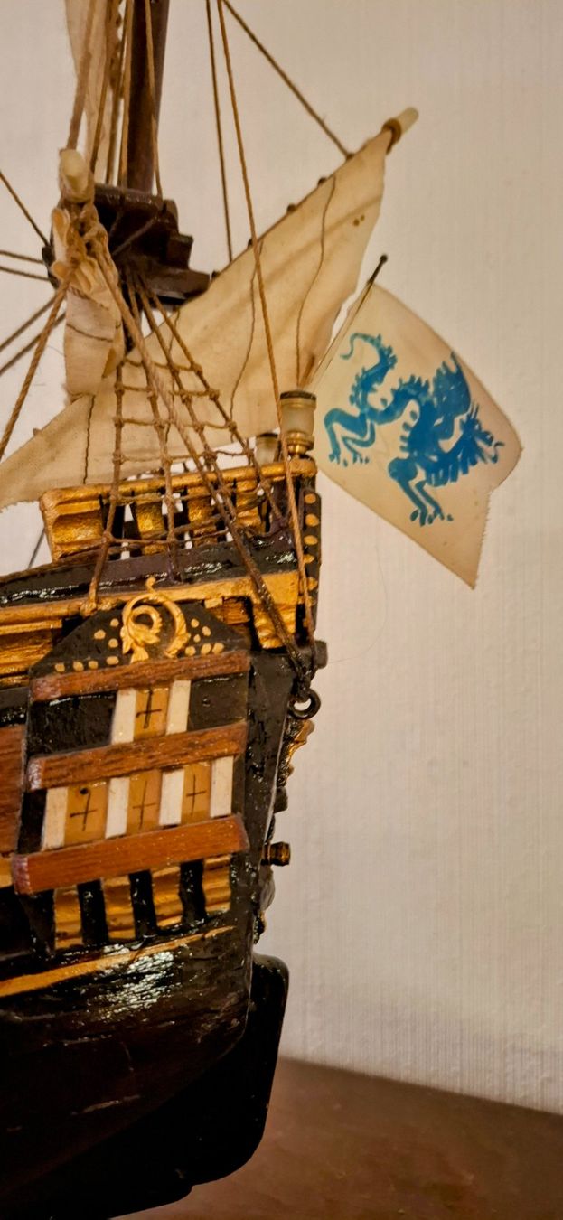 Modellbausätze & Standmodelle: Handgefertigtes Schiffsmodell (1965) ca. 50 cm – Gebraucht aus Frauenfeld von mwb_77c9 6