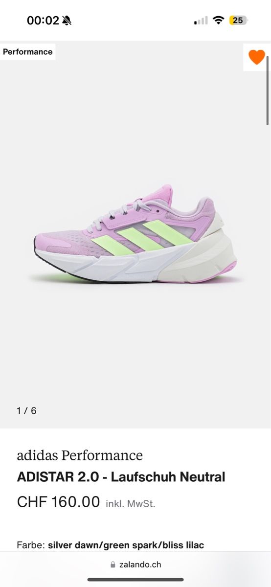 Adidas Scarpe da donna: adidas Performance ADISTAR 2.0 Laufschuh Orginalpreis 160.- – Nuovo e nell'imballaggio originale da Zürich venduto da luxuryoutlet1 6