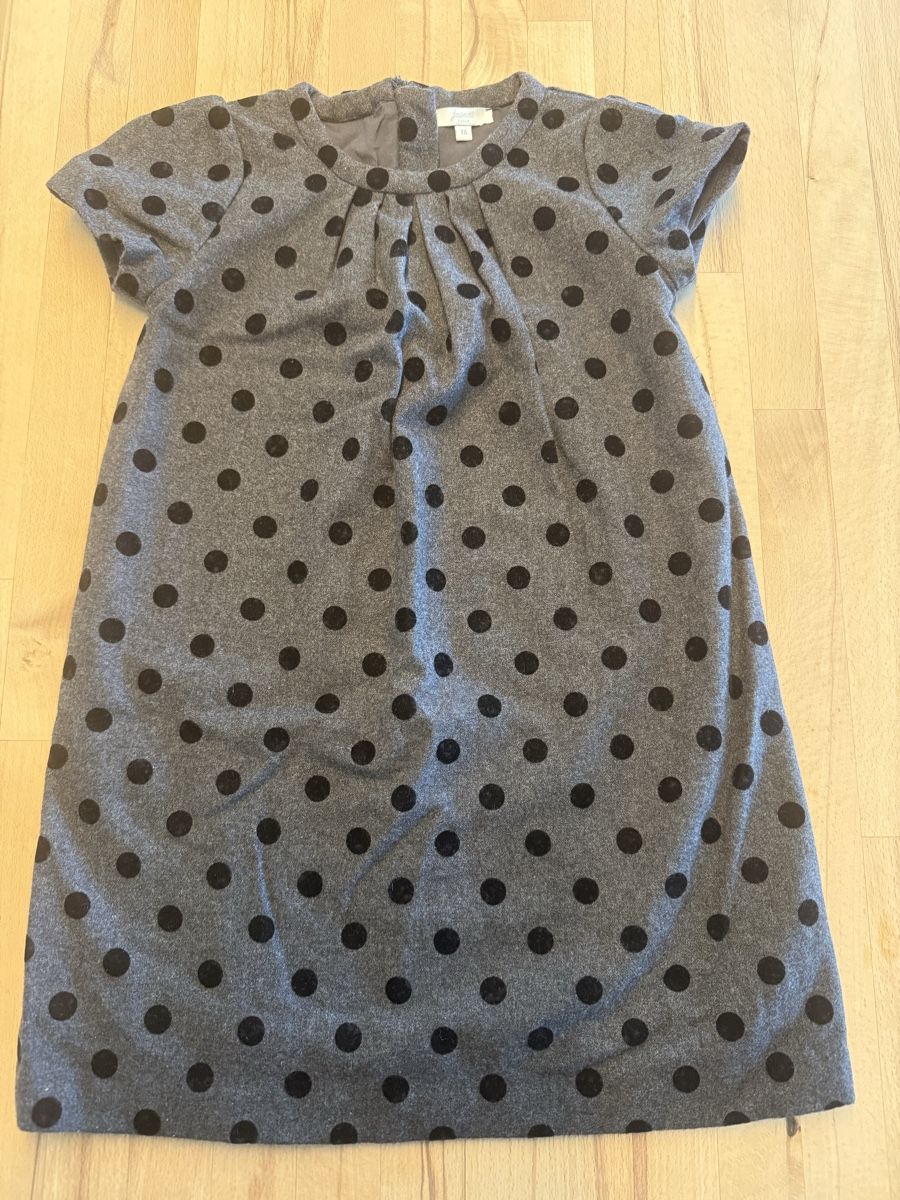 Jacadi Vestiti & Gonne: Jacadi, graues Kleid mit Punkten – Usato da Honau venduto da ali_2djd
