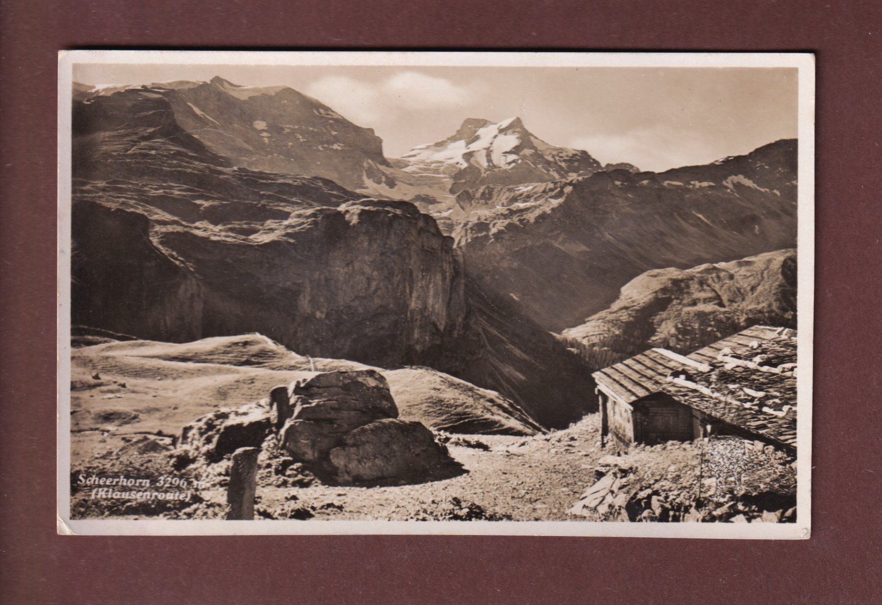 Cartes postales: Klausenroute - SCHEERHORN - 1943 – D'occasion à Pully par nicecards-shop