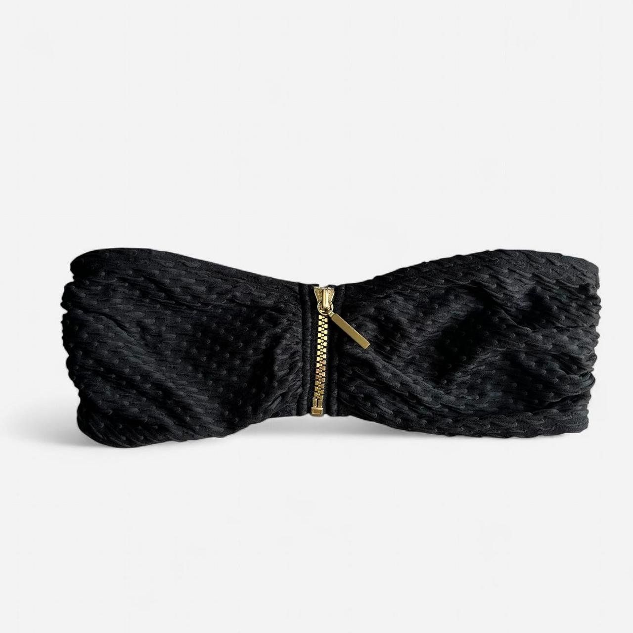 Maillots de bain & Bikinis: Bikini Top schwarz mit goldigem Reisverschluss – Neuf (Voir description) à Sion par mol_9tmp