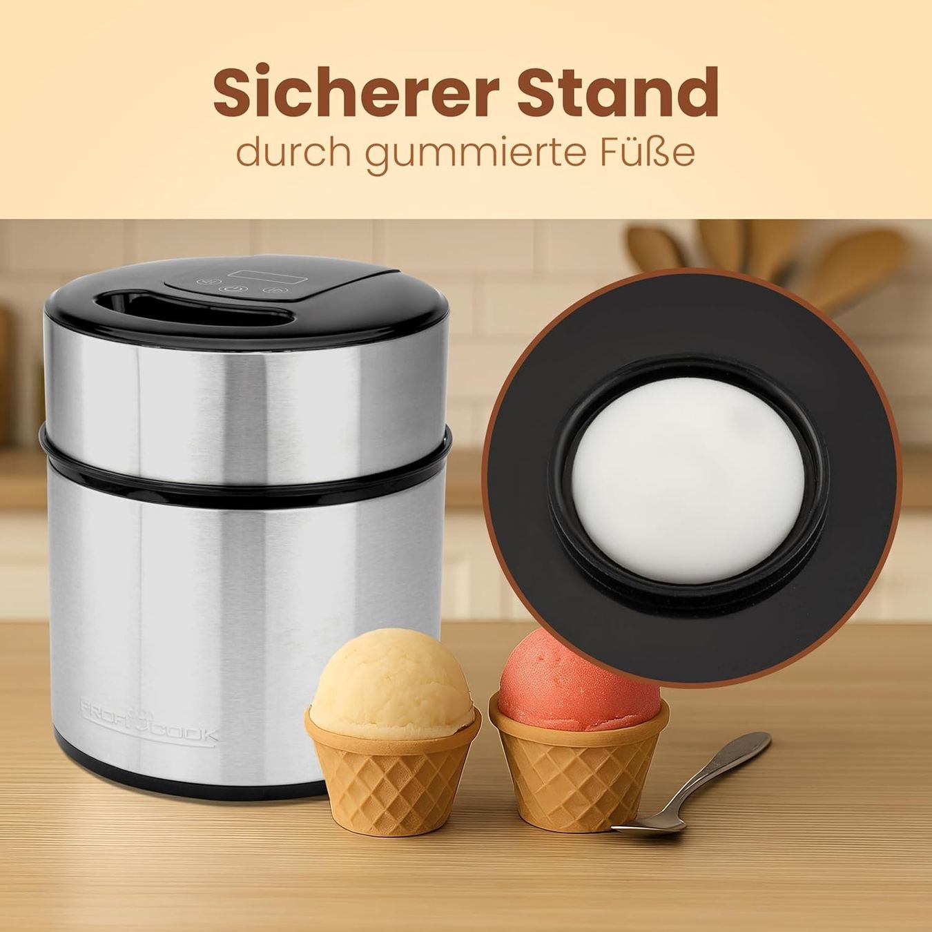 Elettrodomestici da cucina: Eismaschine 1800ml Eiscreme Joghurtbereiter Sorbet Timer – Nuovo e nell'imballaggio originale da Zürich venduto da jasminleut 6
