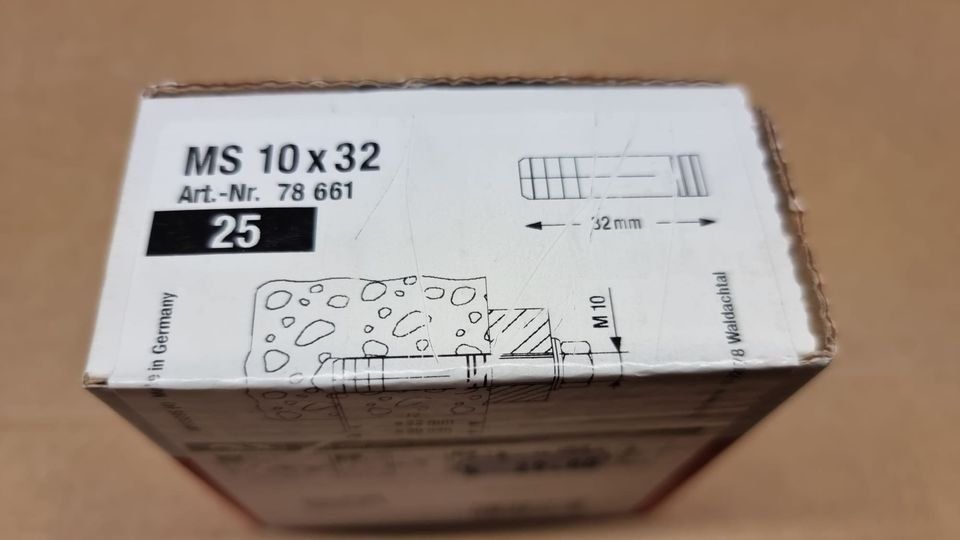 Fischer Tutti gli attrezzi: Fischer 25stk. Messingdübel MS 10 x 32 – Nuovo (secondo la descrizione) da Rebstein venduto da James-Dean 3