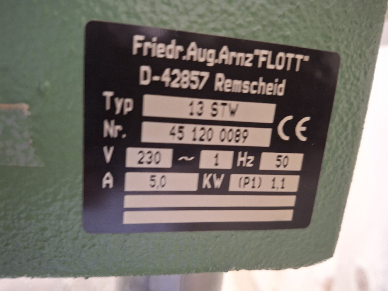 Flott Trapani: Präzisionsbohrmaschine Flott 13 STW – Usato da Niederuzwil venduto da Dakitiki 5