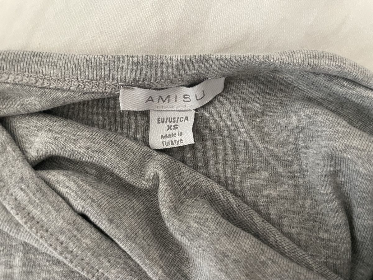 Top: Grauer Langarm Body, grau, Grösse XS – Nuovo (secondo la descrizione) da Untersiggenthal venduto da bla_55sl 2