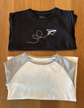 2 Langarmshirts Friboo & Naturaline Gr. 110/116