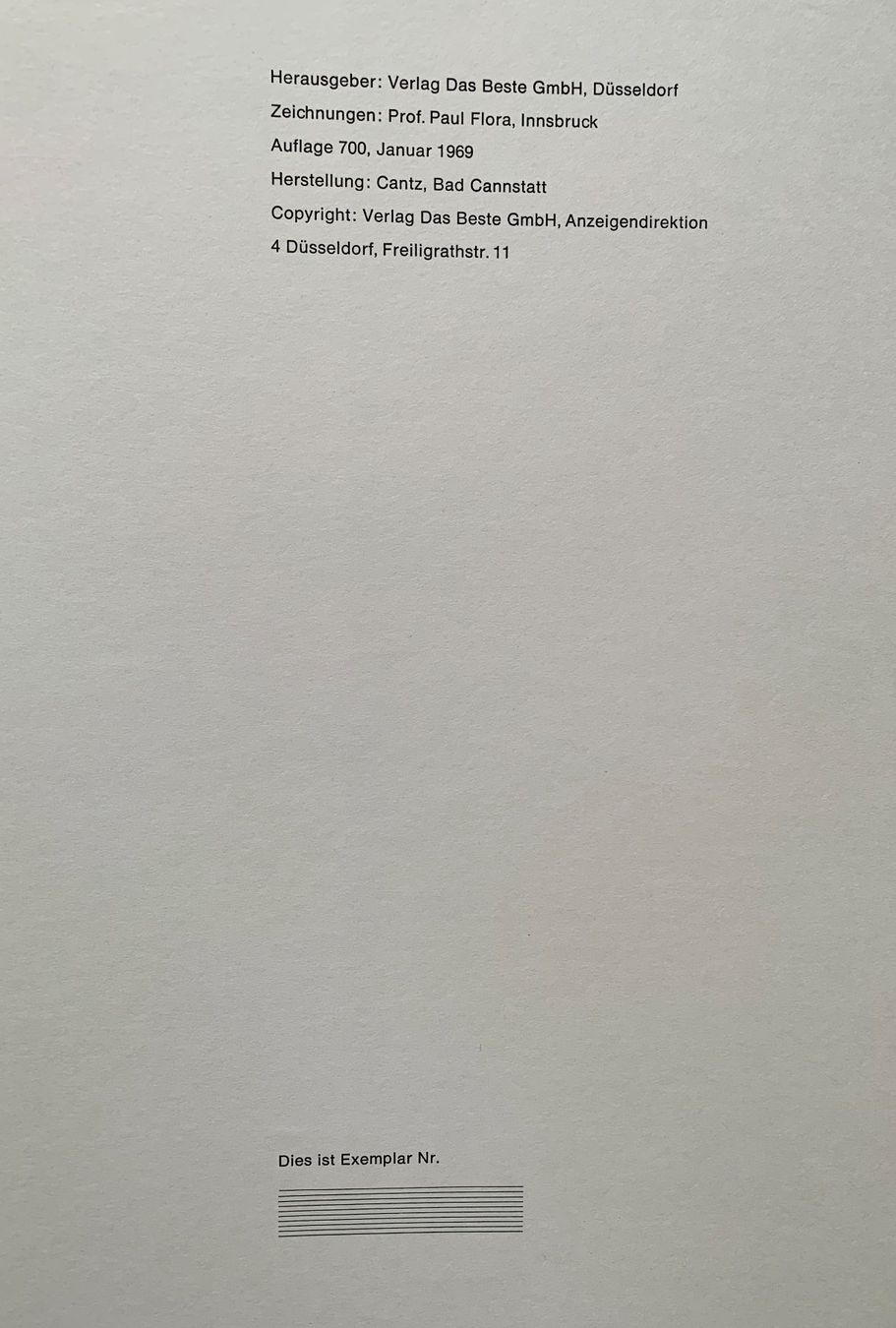 Libri: Paul Flora - limitiertes Buch – Usato da Regensdorf venduto da JoergR 2