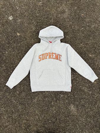 Supreme Water Arc Hoodie M – Grau, Selten, Y2K Archive