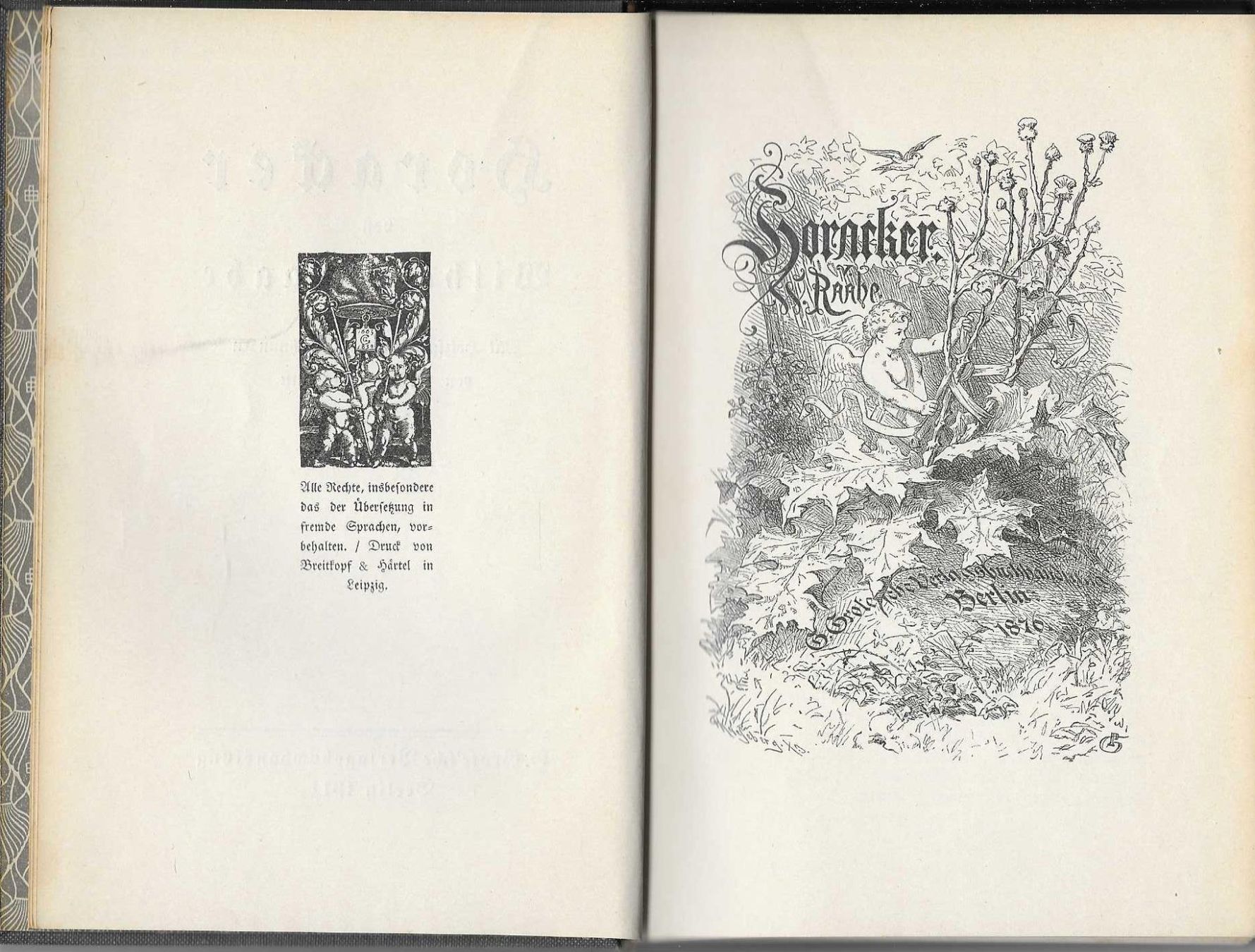 Libri: Horacker von Wilhelm Raabe, 1911 – Usato da Flims - Dorf venduto da Stagediver 2