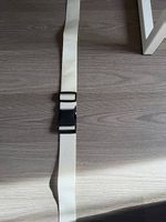 Ceinture en toile blanche réglable
