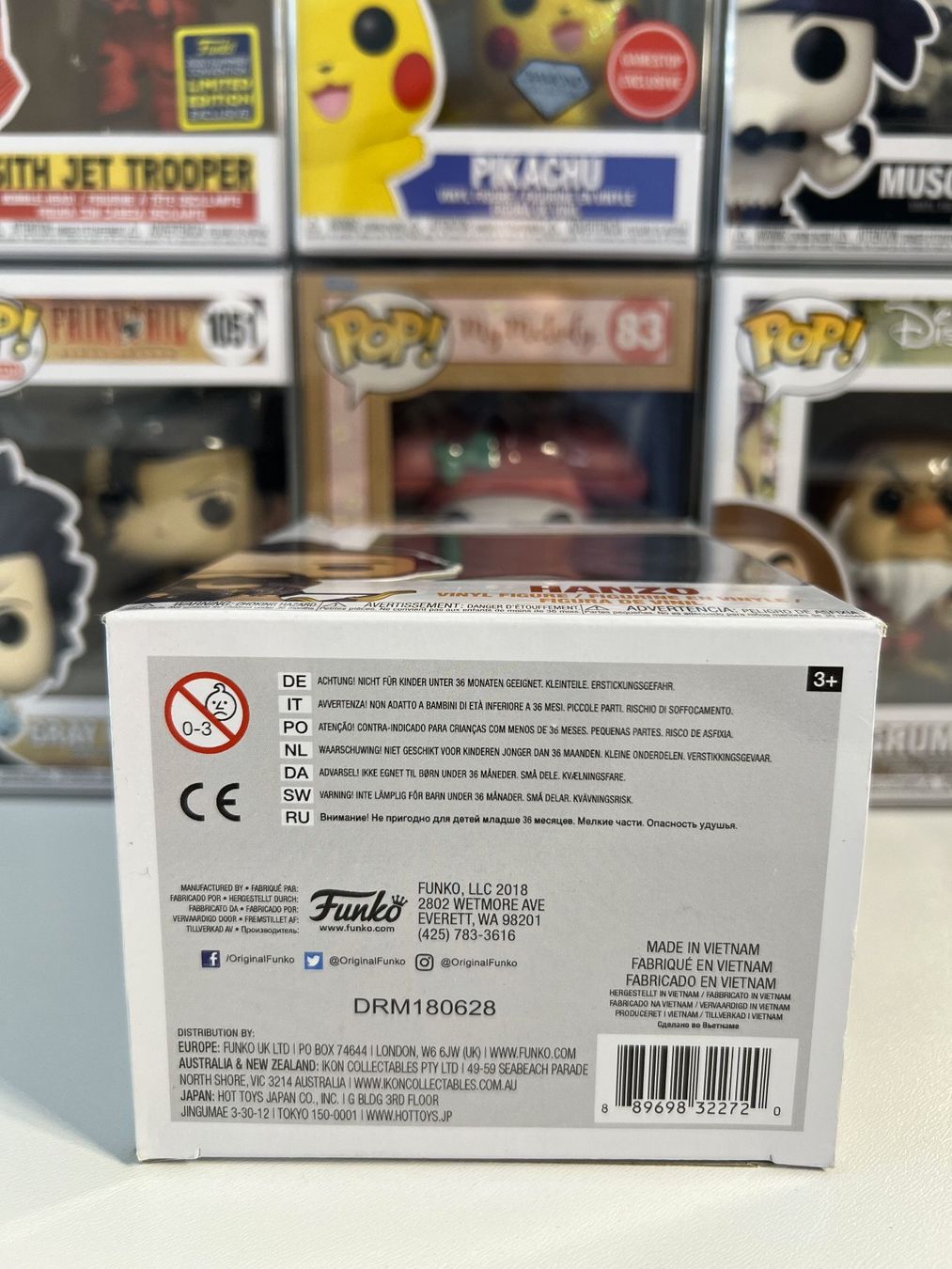 Funko Statuette: Funko POP! Games Overwatch Hanzo – Nuovo e nell'imballaggio originale da Le Mouret venduto da perfectbijou 5