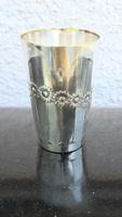Versilberter Becher WMF mit Blumendekor (Jugendstil)