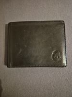 Portemonnaie, Echtleder, schwarz
