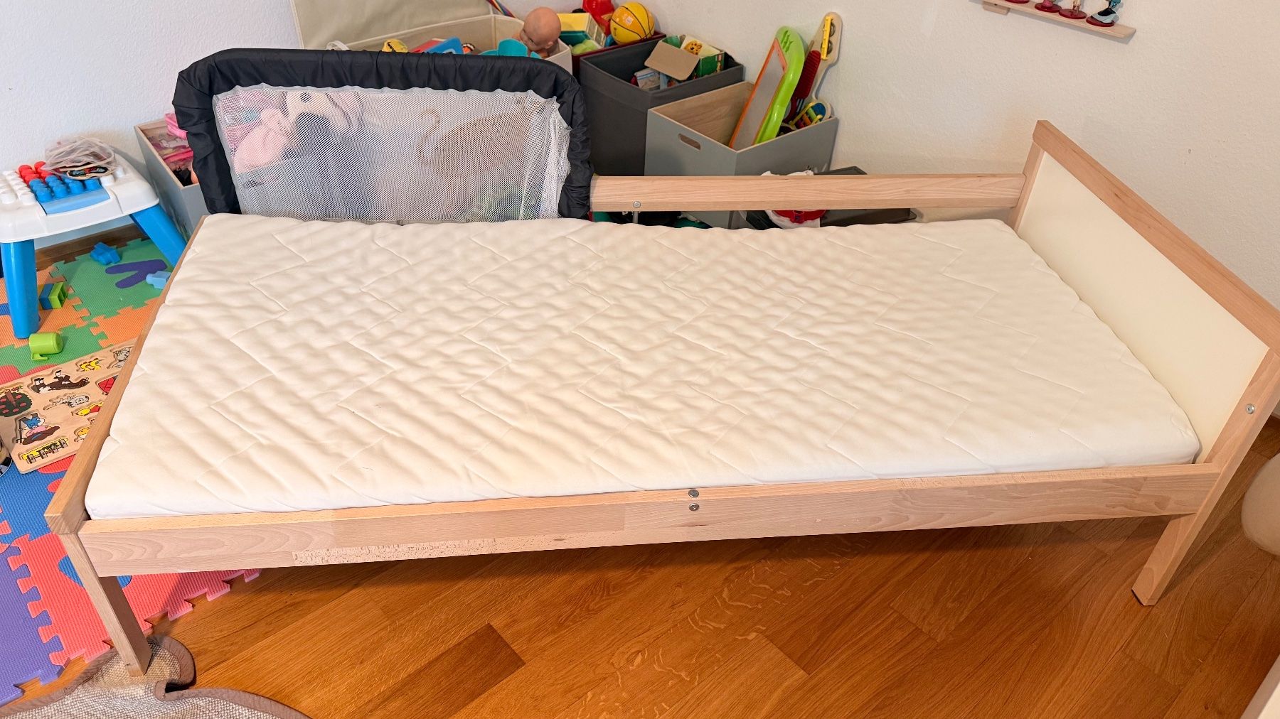 Ikea Letti: IKEA kinderbed 70x160 cm (structure plus matress) – Usato da Riehen venduto da chr_kt5p 1