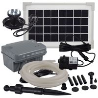 Agora-Tec Solar Bachlauf-Pumpen-Set 3.5W