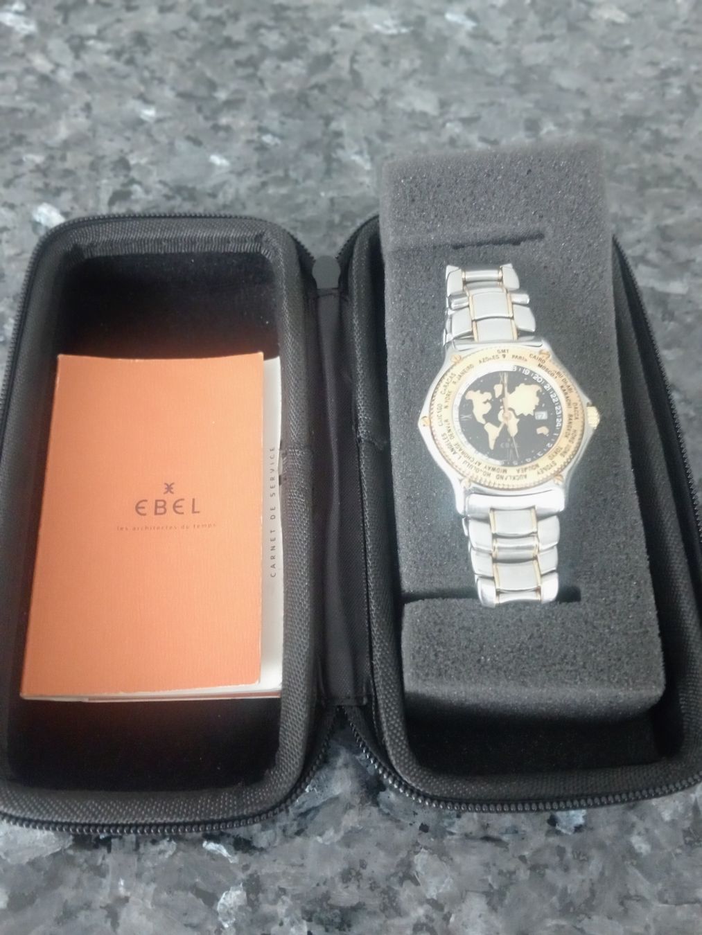 Ebel Orologi: Ebel Voyager 18k gold bezel – Usato da Biel/Bienne venduto da ri-k2503 1