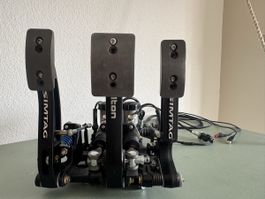 Simtag hydraulische Pedale (black edition) und SimuCube 1