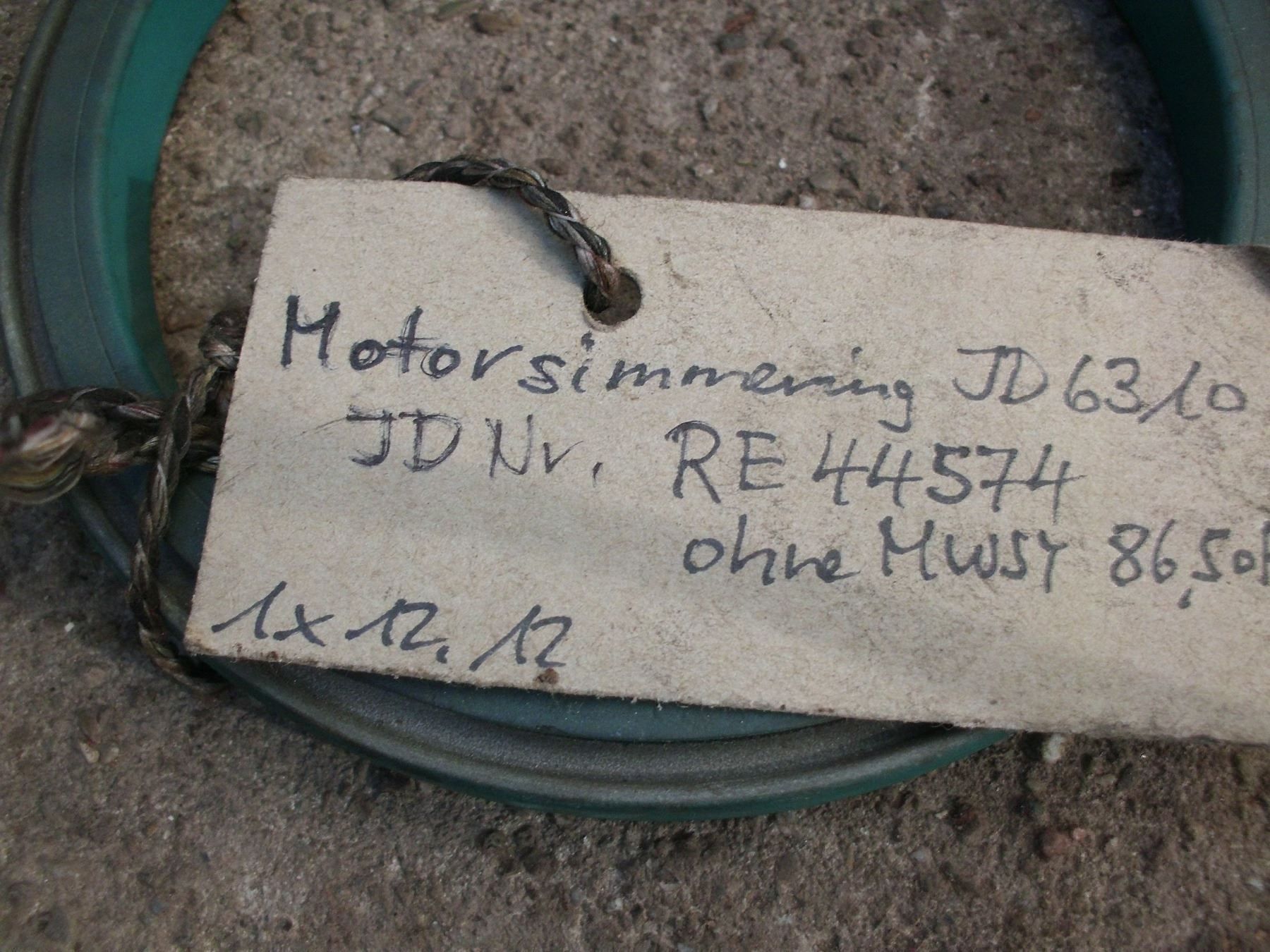 John Deere Placchette & Badge: Motor simmering Dichtsatz John Deere – Nuovo (secondo la descrizione) da Oberburg venduto da balthassar 3
