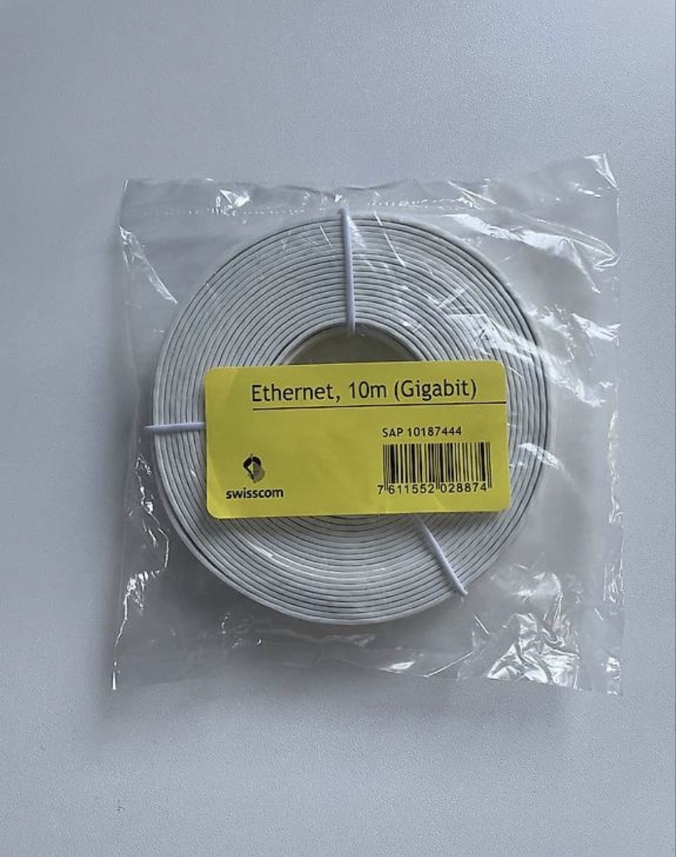 Câbles: Cable ethernet 5m – Neuf avec emballage d'origine à Fully par ame_5nl5