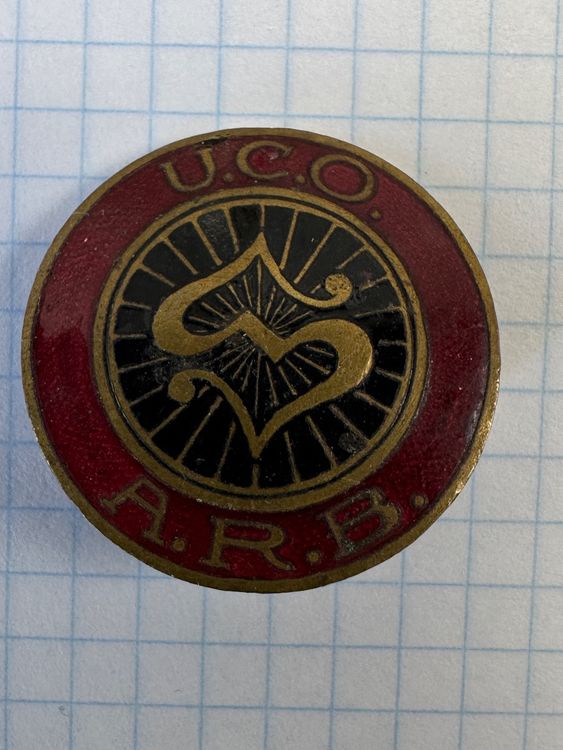 Arbeiter-Radfahrer-Bund Schweiz (ARB) Button um 1900 Medalie (Gebraucht ...