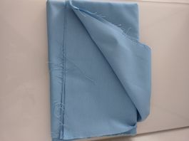STOFFRESTEN BAUMWOLLE hellblau/grau