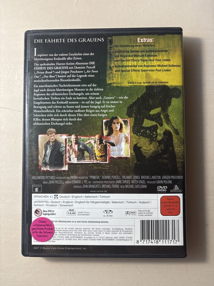 Tutti i DVDs: Die Fährte des Grauens (0325) – Usato da Ruswil venduto da Slivio_ 1